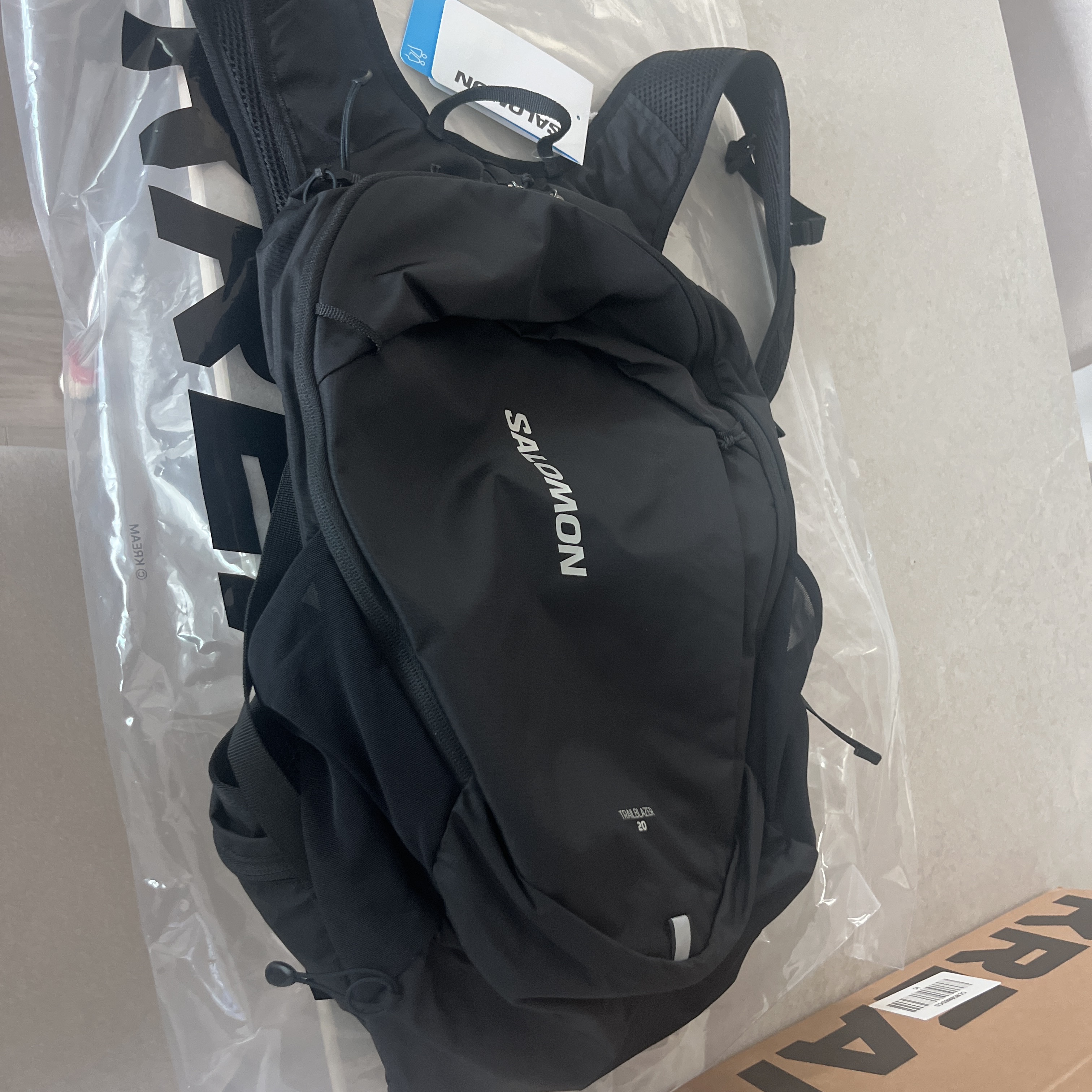Salomon Trailblazer 20 Black 착용 스타일