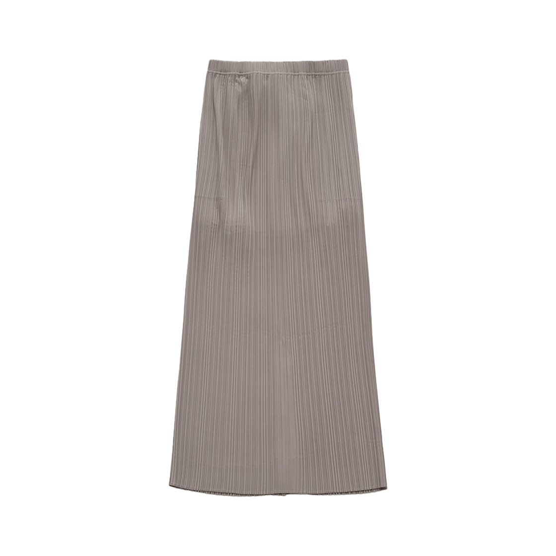 FV25B_SK01MG000 FARVEN Pleats Long Skirt Mineral Gray