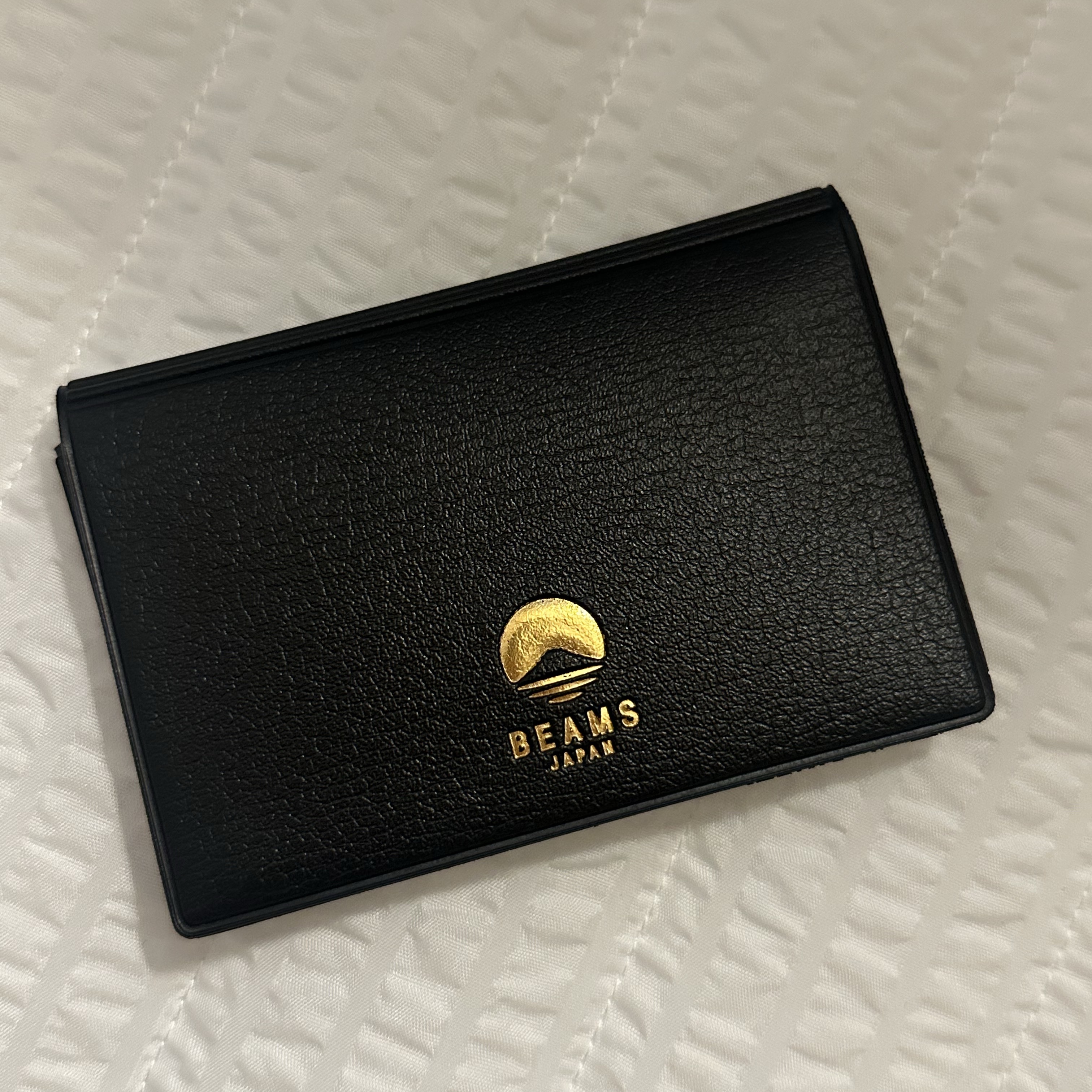 Beams x Hightide Special Order Pass & Card Case Black ์ฐฉ์ฉ ์คํ์ผ