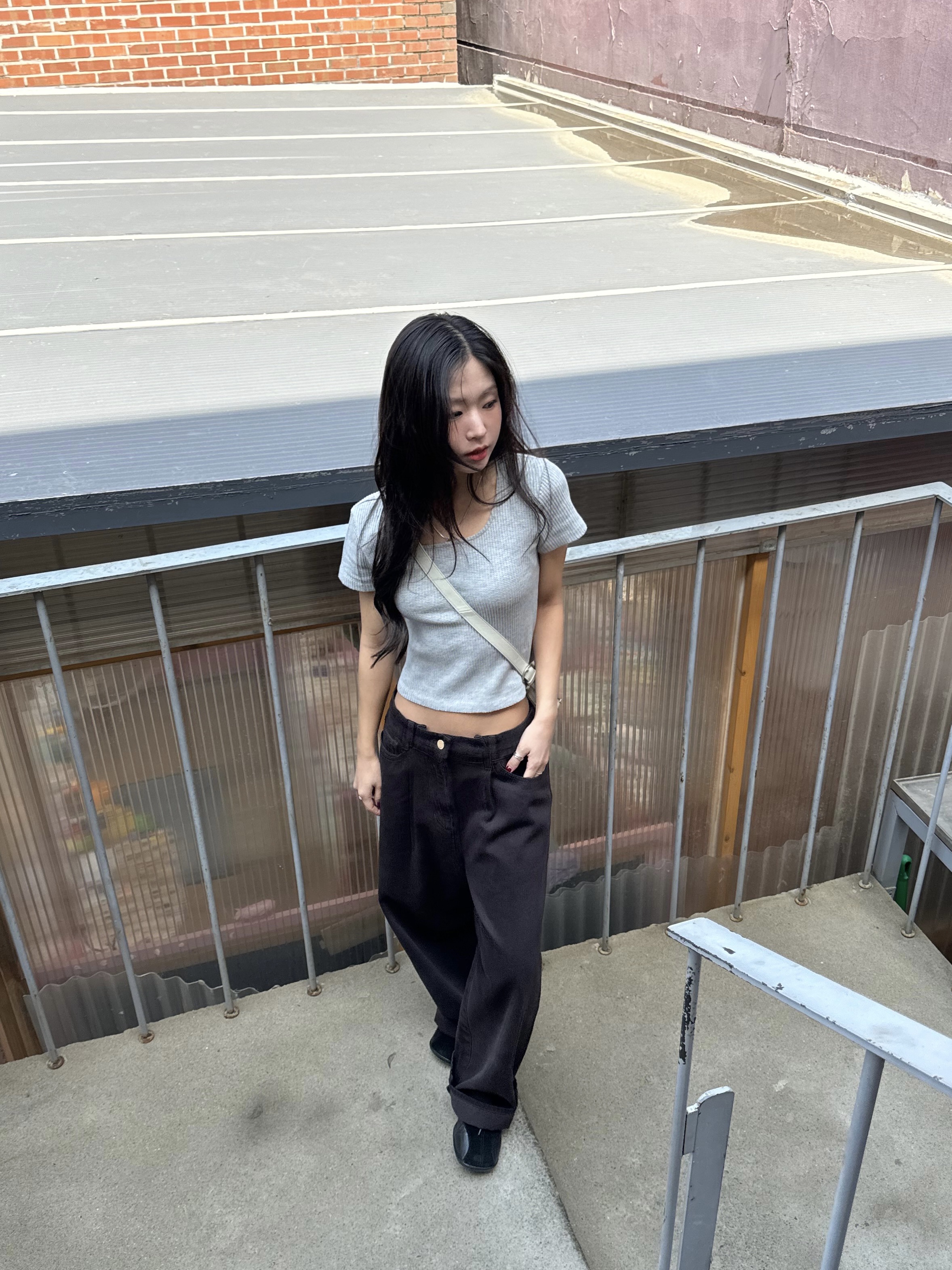 Pemont Square Black 착용 스타일 - 2