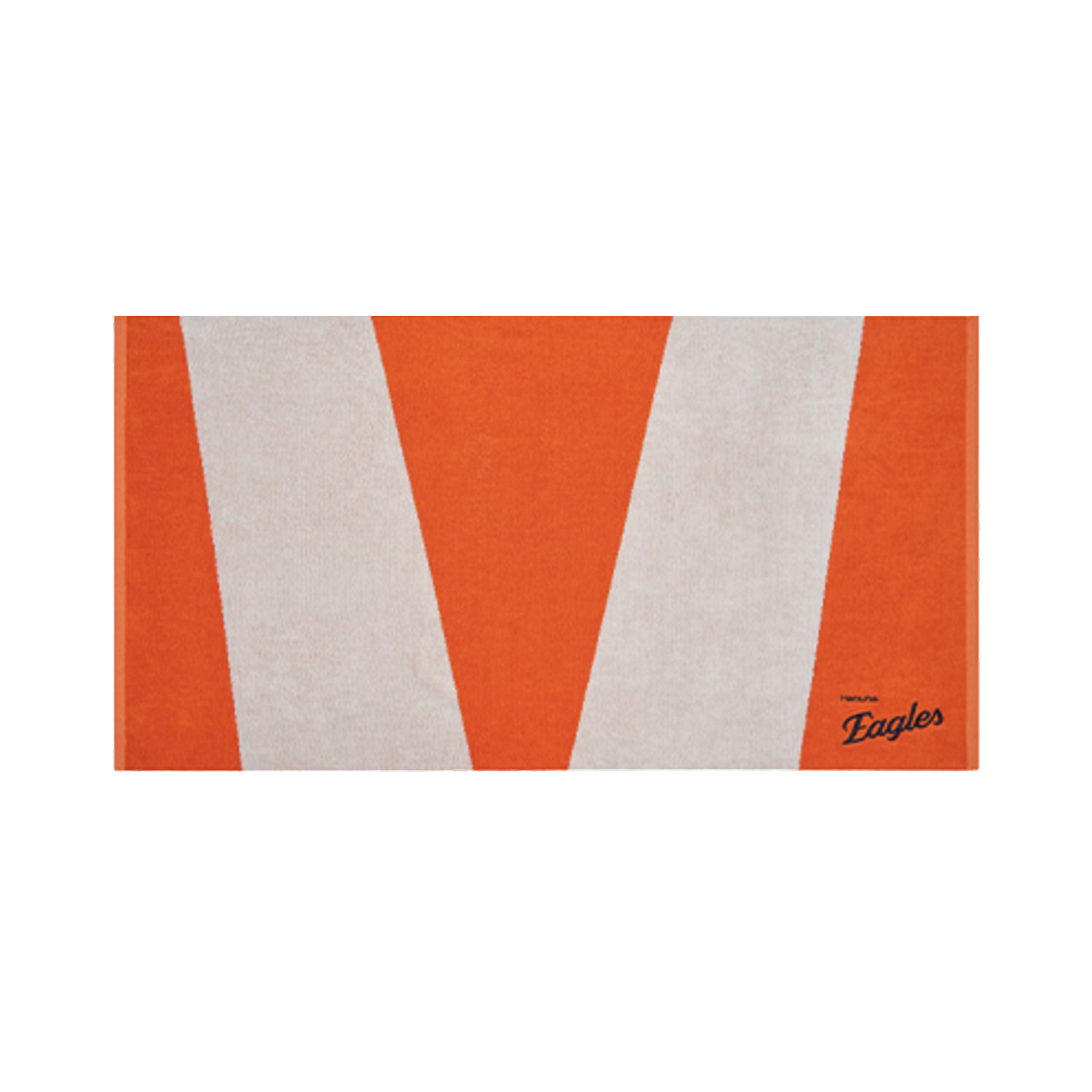 한화 이글스 x 밤부베베 바스 비치 타월 그레이 오렌지(Hanwha Eagles x Bamboo Bebe Bath Beach Towel Grey Orange)