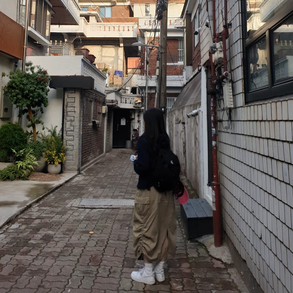 (W) Nike Air Force 1 '07 Low White 착용 스타일
