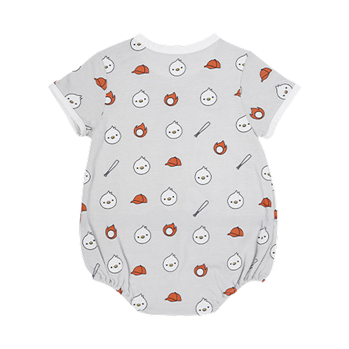 한화 이글스 x 밤부베베 바디슈트 유니폼 그레이(Hanwha Eagles x Bamboo Bebe Bodysuit Uniform Grey) - 2