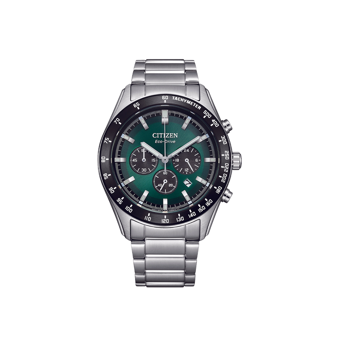 CA4674-58X Citizen Eco-Drive 43mm Stainless Steel Green Silver
