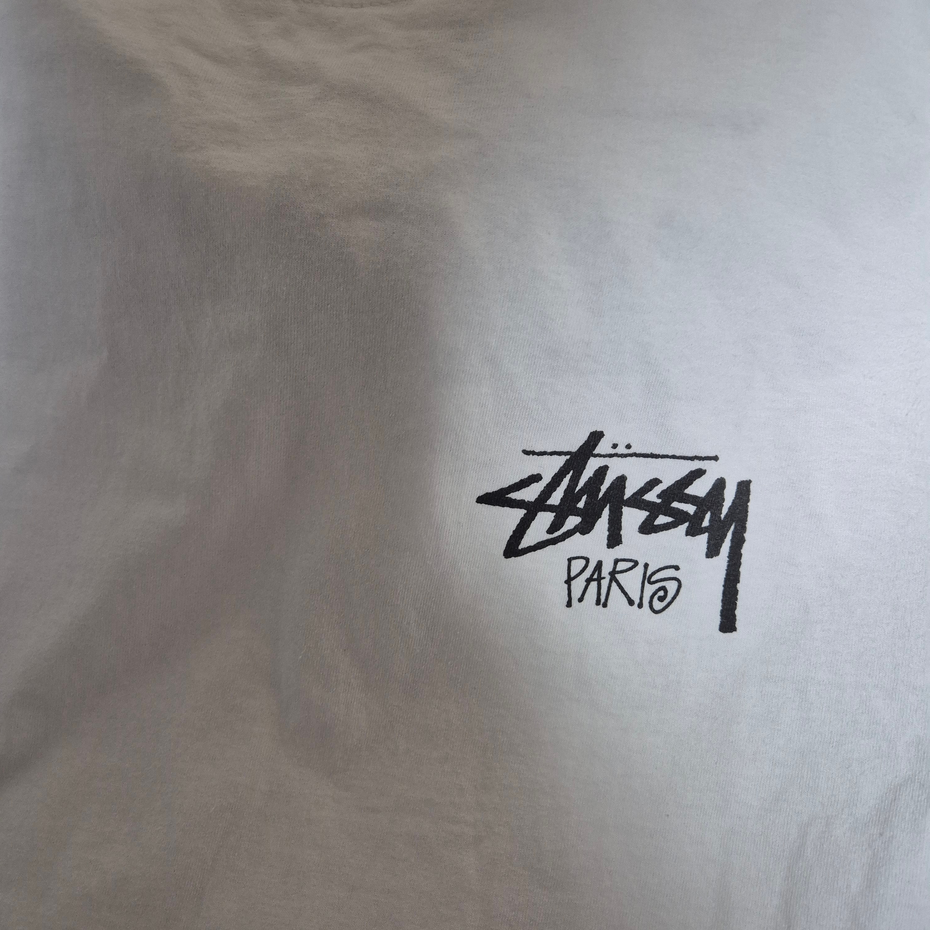 Stussy Stock Paris T-Shirt White 착용 스타일