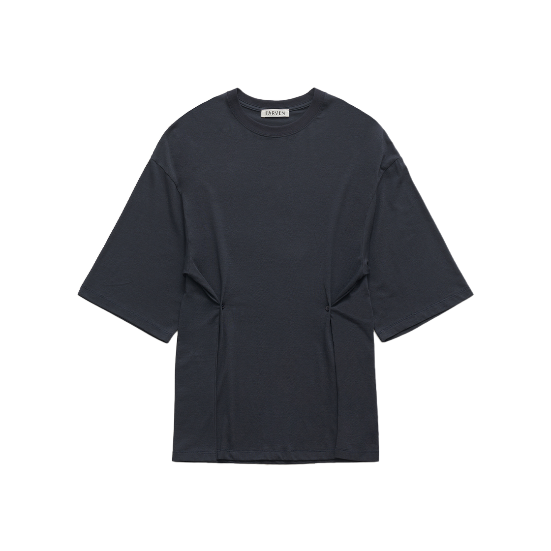 FV25B_TS01BN000 FARVEN Memo 4Way Modal T-Shirt Blue Nights