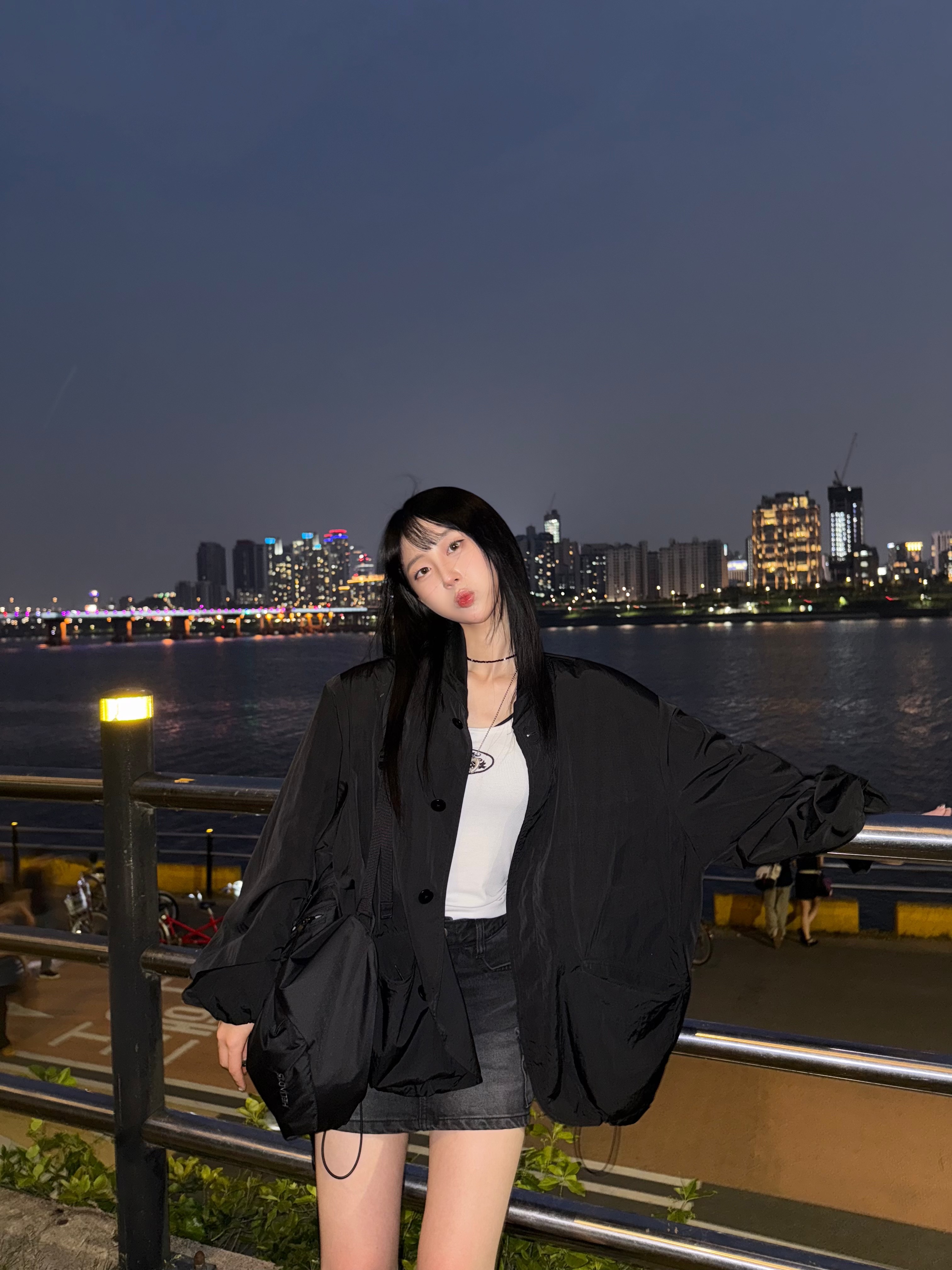 Arc'teryx Heliad 15 Backpack Black, Ader Error Jacket Product 10 Noir 착용 스타일
