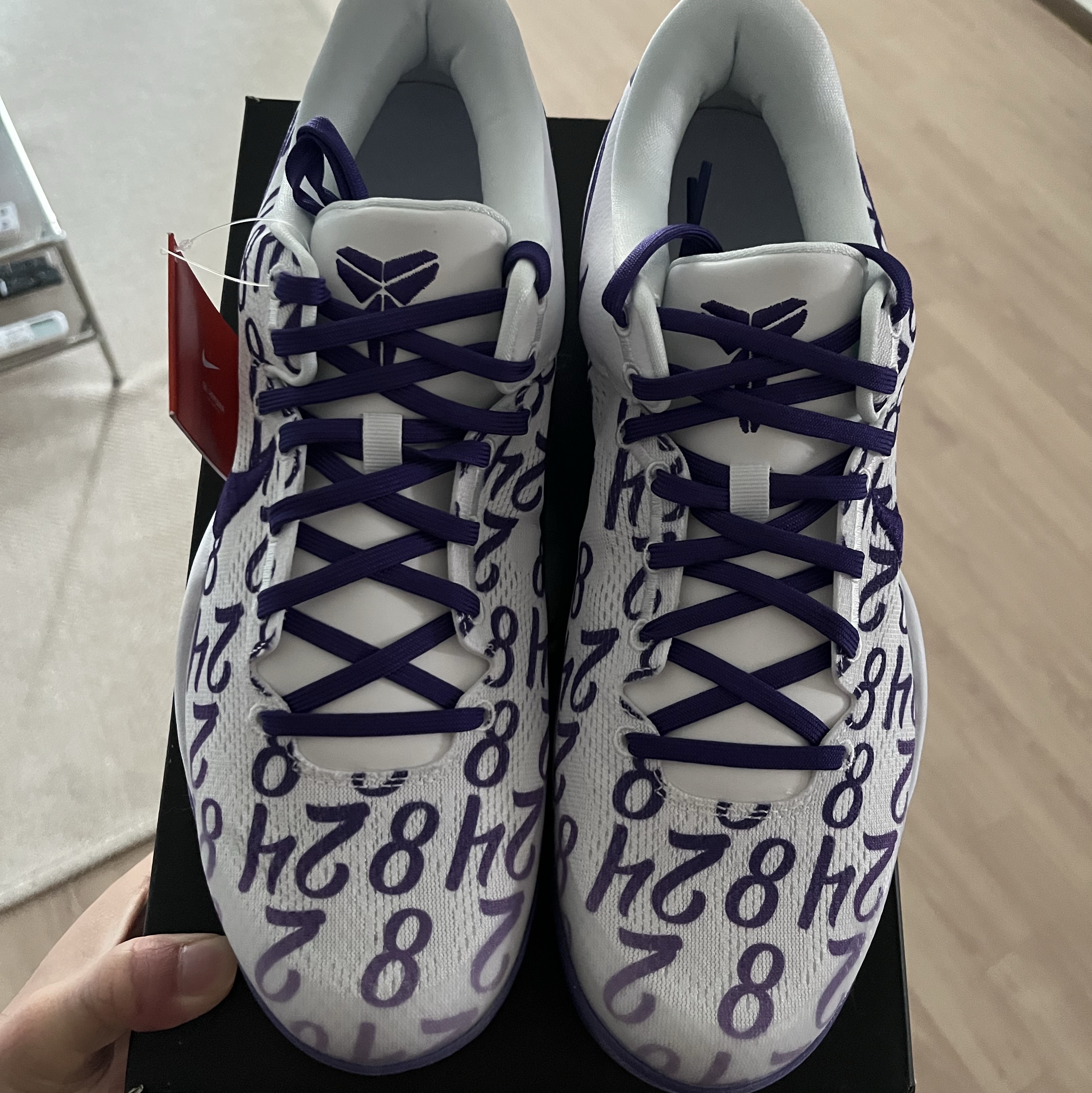Nike Kobe 8 Protro Court Purple 착용 스타일 - 2