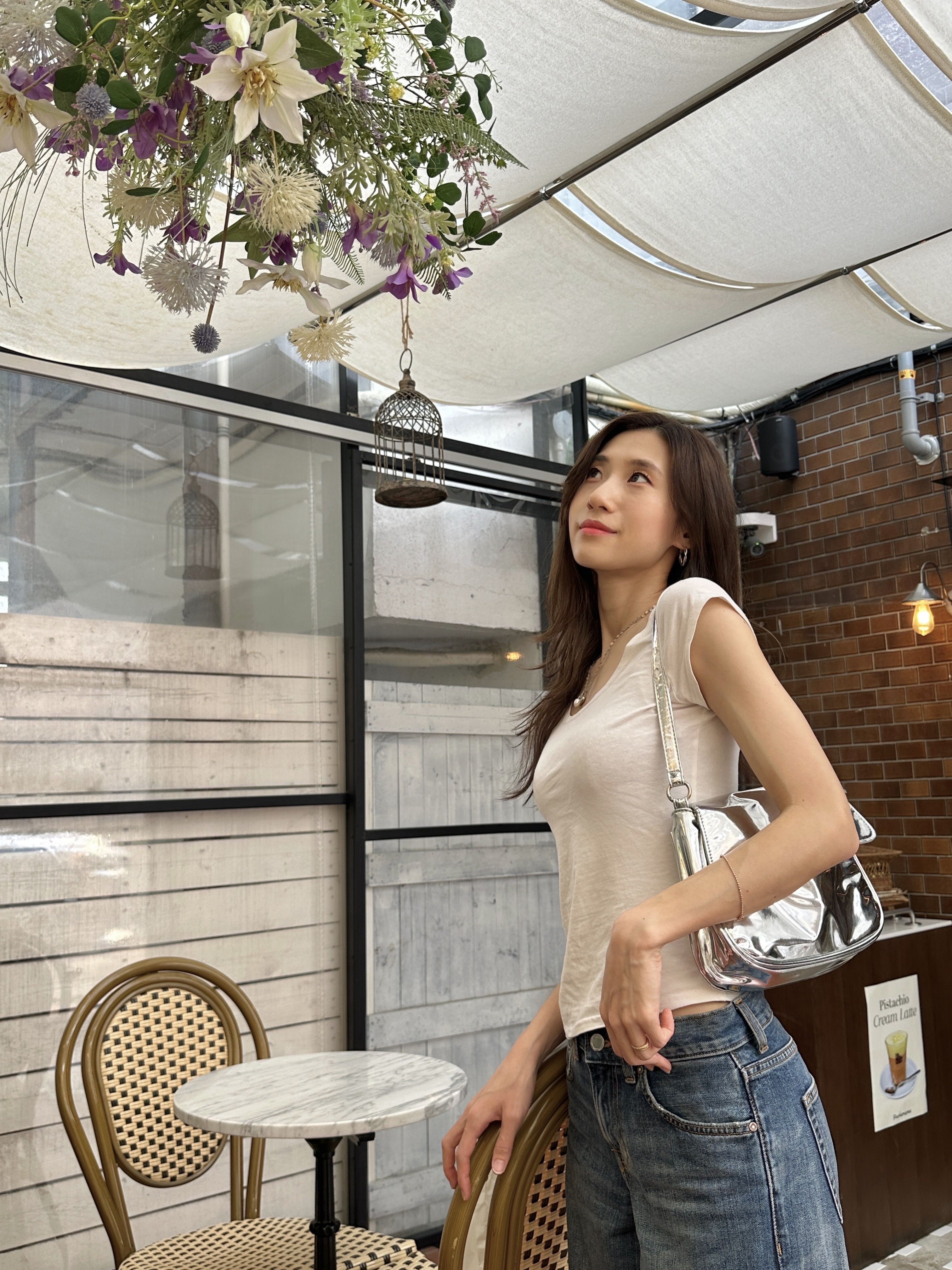 (W) Asics Gel-Kayano 14 White Midnight 착용 스타일 - 4