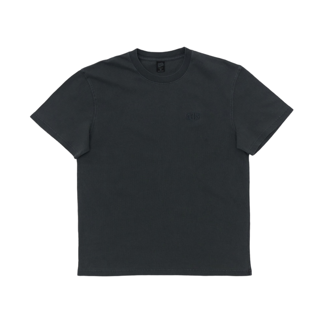 - Deus Ex Machina Shield Garment Dyed T-Shirt Charcoal