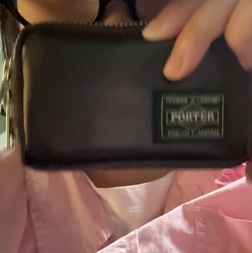 Porter Freestyle Multi Coin Case Brown 착용 스타일