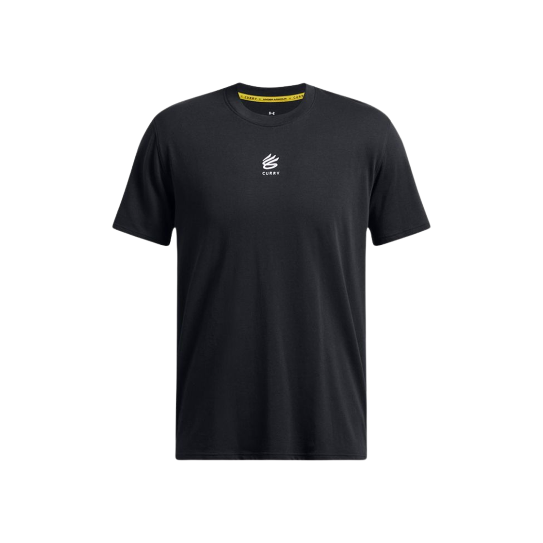 언더아머 커리 로고 티셔츠 블랙 화이트(Under Armour Curry Logo T-Shirt Black White) - 1
