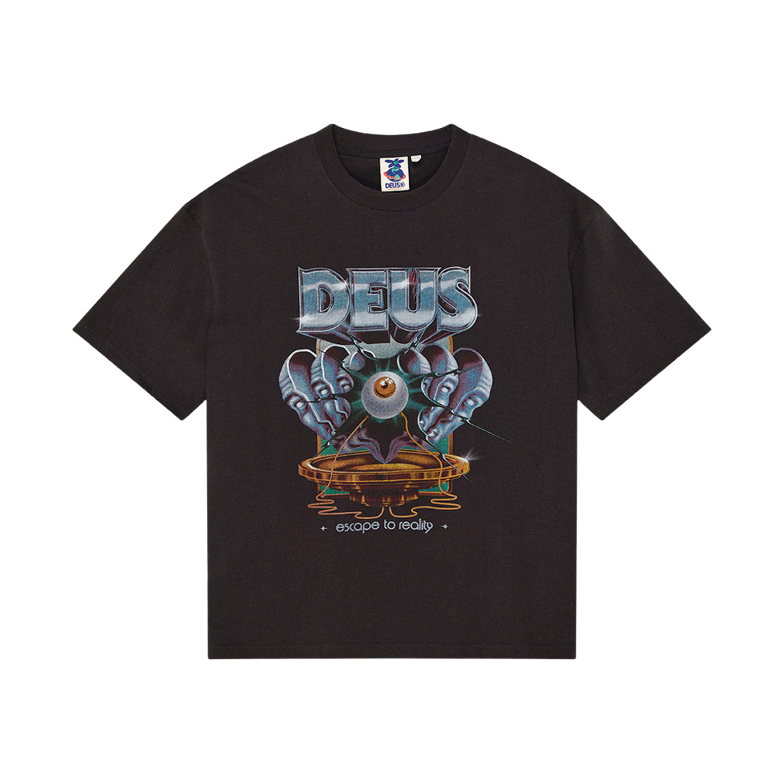 데우스 엑스 마키나 그레이트 이스케이프 티셔츠 차콜(Deus Ex Machina Great Escape T-Shirt Charcoal) - 1