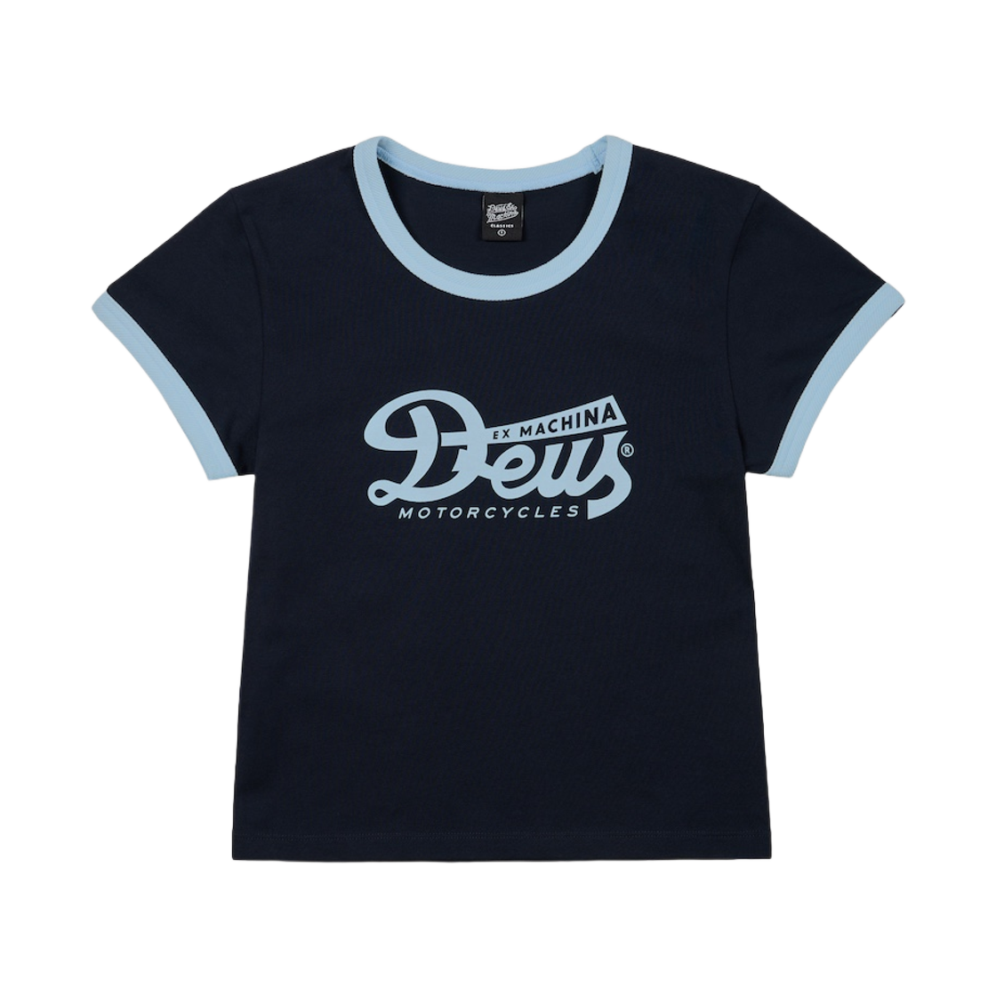 D252WTS020-065 (W) Deus Ex Machina Everyday Ringer T-Shirt Navy