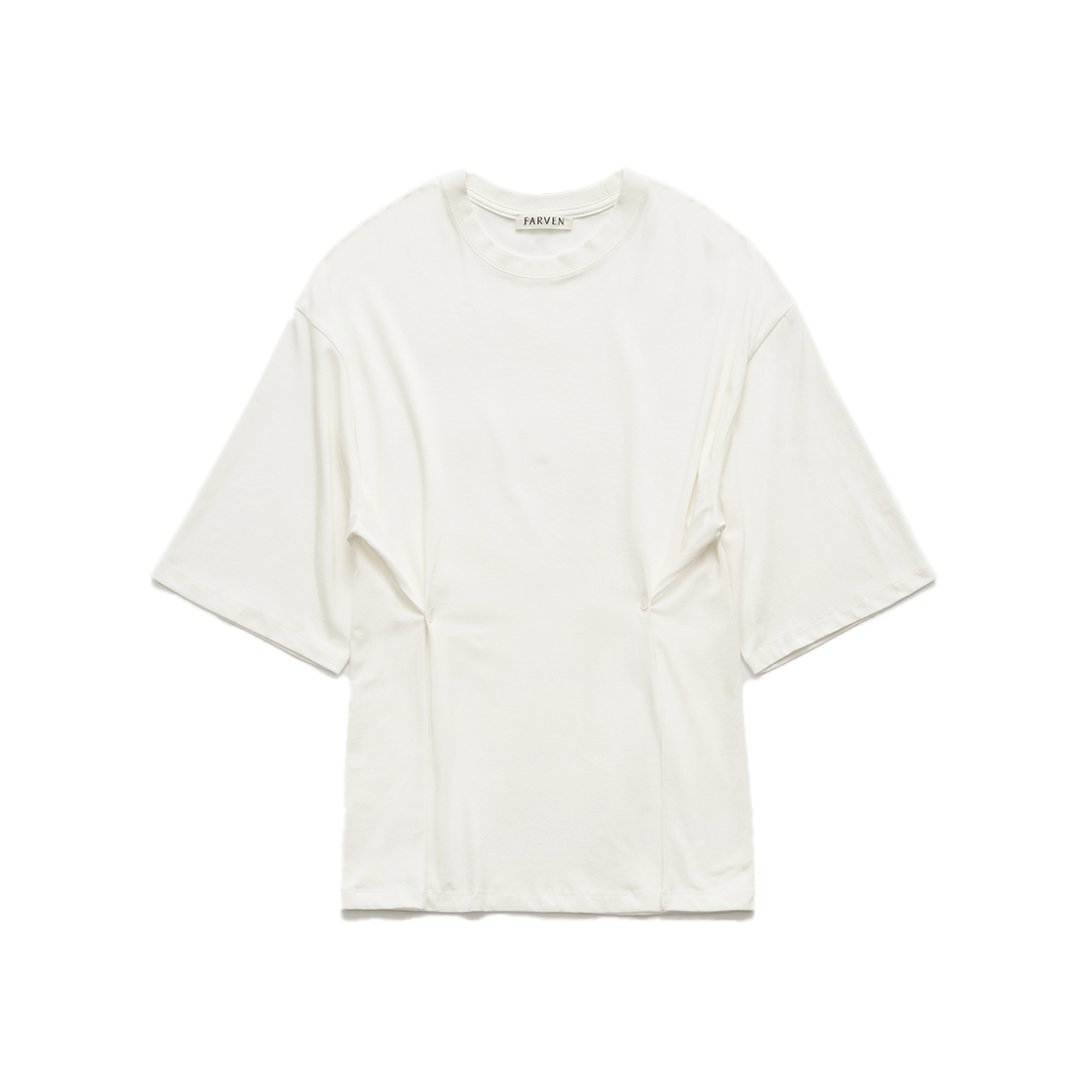 파르벵 메모 4Way 모달 티셔츠 화이트(FARVEN Memo 4Way Modal T-Shirts White)