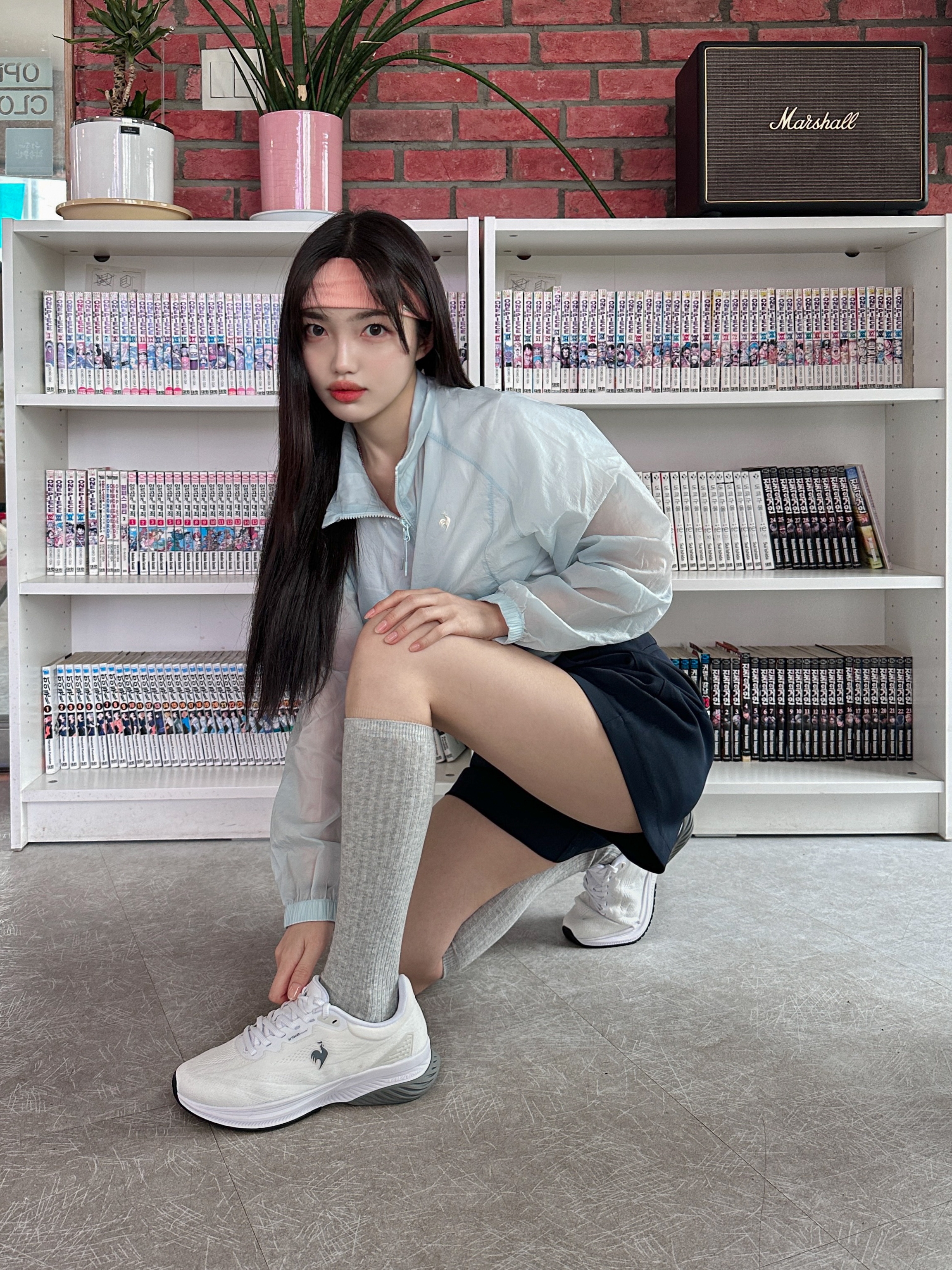 le coq sportif Viva Foam Plus White 착용 스타일 - 1