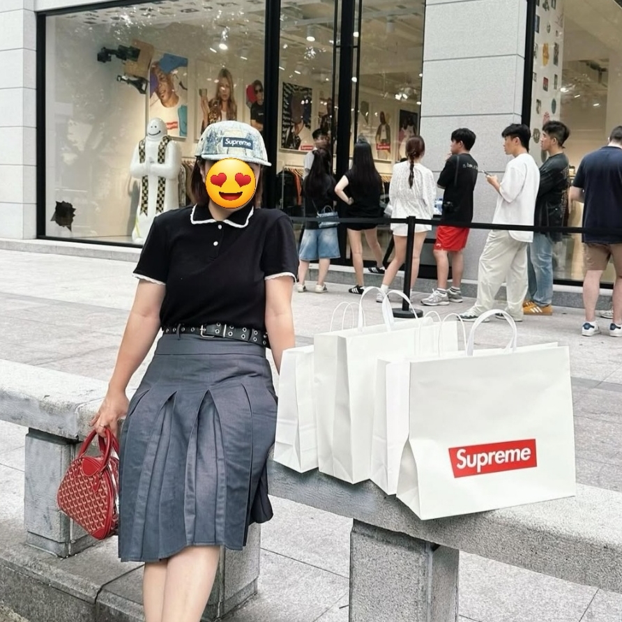 Supreme Denim Camp Cap Snake - 24FW 착용 스타일