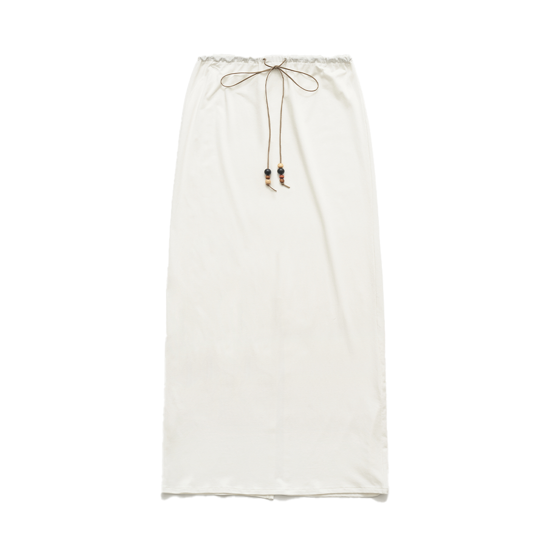 파르벵 메모 스트링 모달 스커트 화이트(FARVEN Memo String Modal Skirt White)