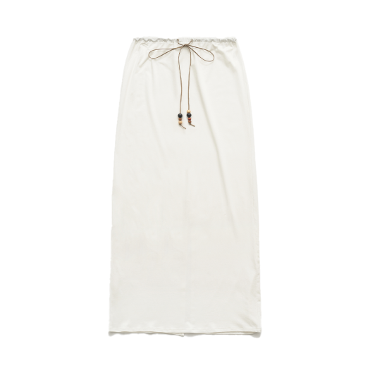 FV25B_SK02WH000 FARVEN Memo String Modal Skirt White