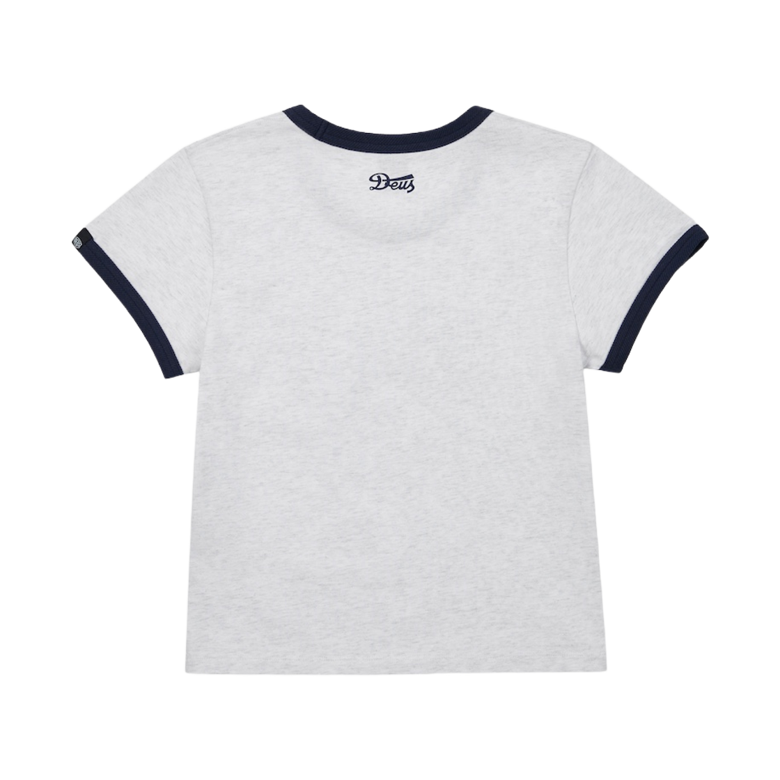 (W) 데우스 엑스 마키나 에브리데이 링거 티셔츠 라이트 그레이((W) Deus Ex Machina Everyday Ringer T-Shirt Light Grey) - 2