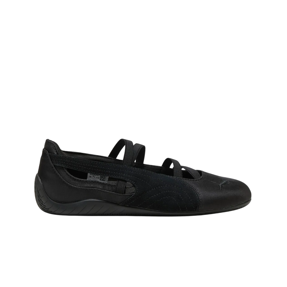 (W) 푸마 스피드캣 발레 사틴 블랙((W) Puma Speedcat Ballet Satin Black)