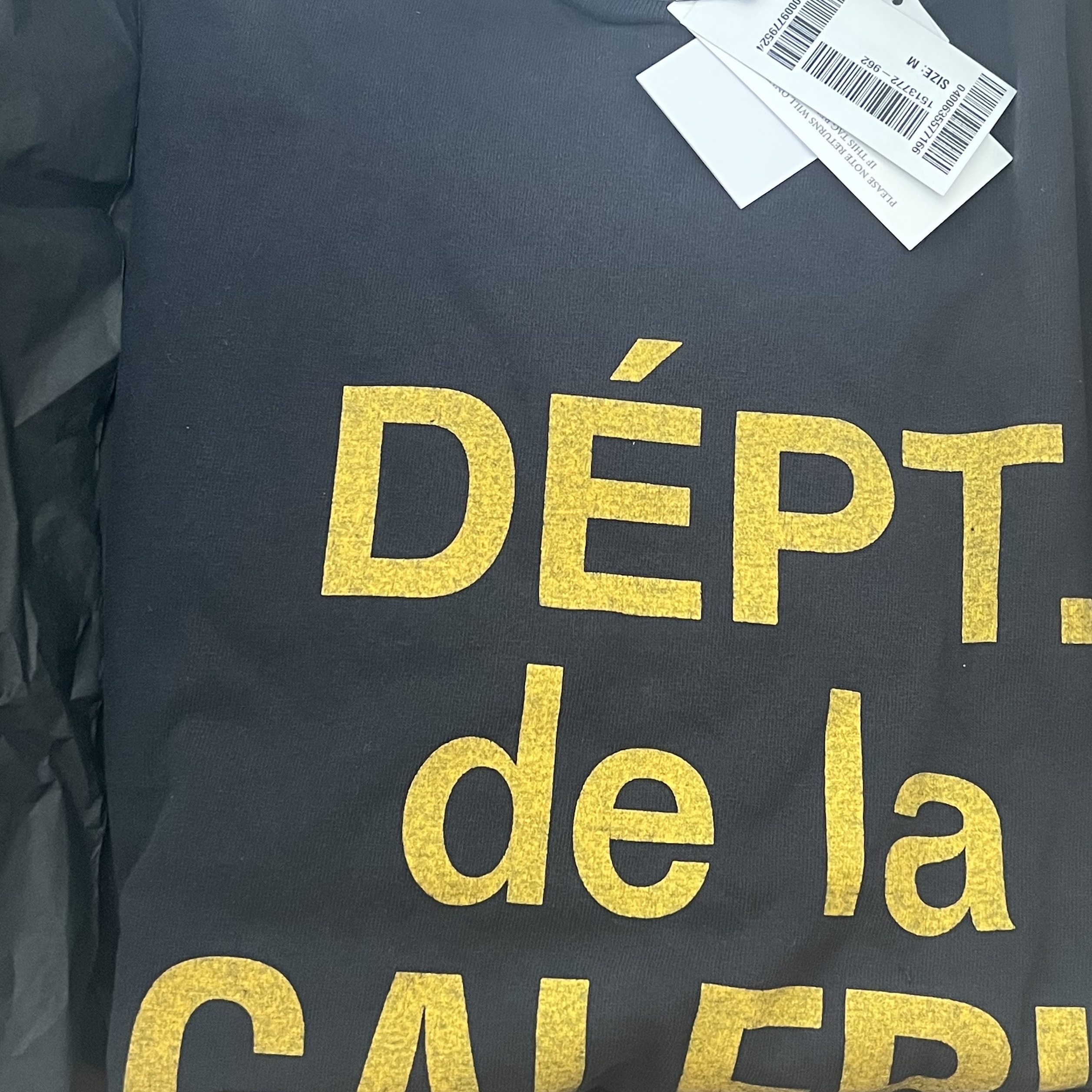 Gallery Dept. Dept De La Galerie Classic T-Shirt Black 착용 스타일