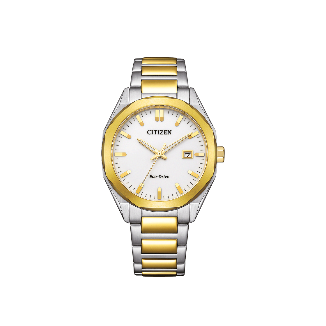 BM7620-83A Citizen Eco-Drive Gents 38mm Stainless Steel White Silver