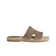 Hermes Antigua Espadrille Suede Goatskin & Etoupe