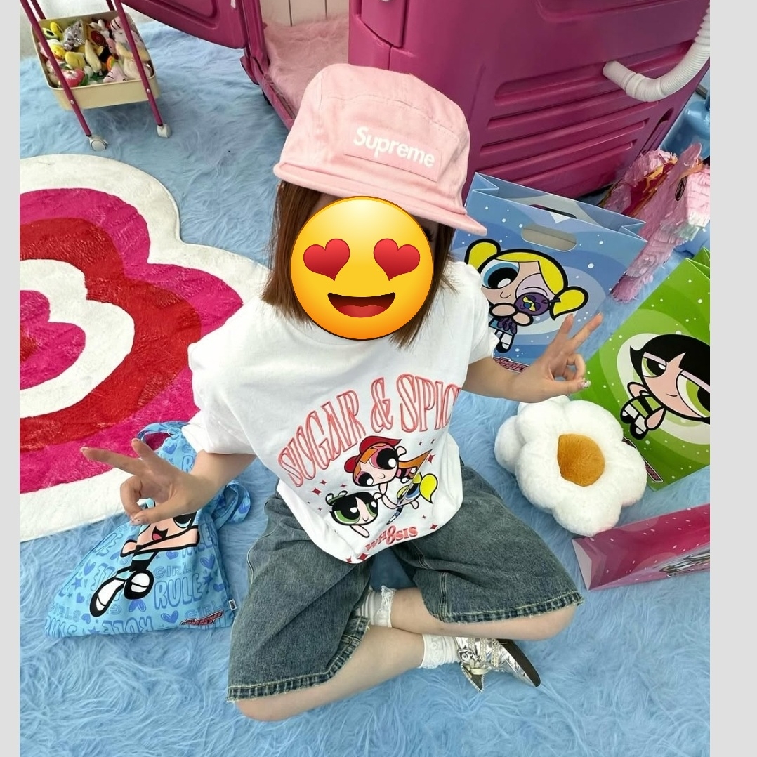 Supreme Denim Camp Cap Pink - 25SS 착용 스타일 - 2