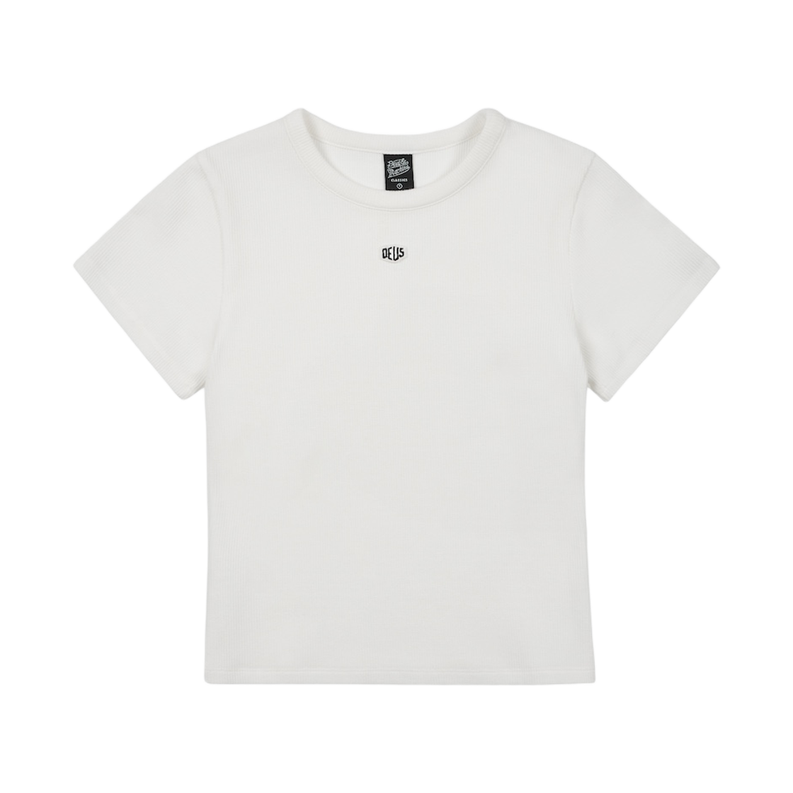 - (W) Deus Ex Machina Small Shield Baby T-Shirt White