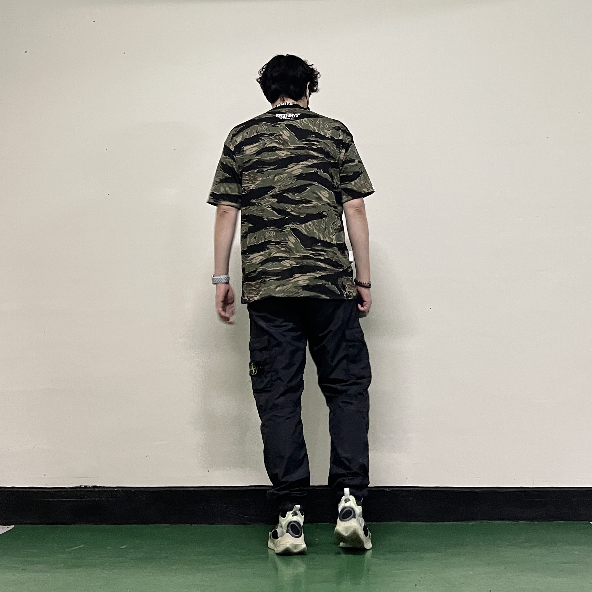 Stone Island 32029 S.I.PA/PL Seersucker TC Pants Black - 20SS, Nike Flow 2020 ISPA SE Spruce Aura 착용 스타일 - 2