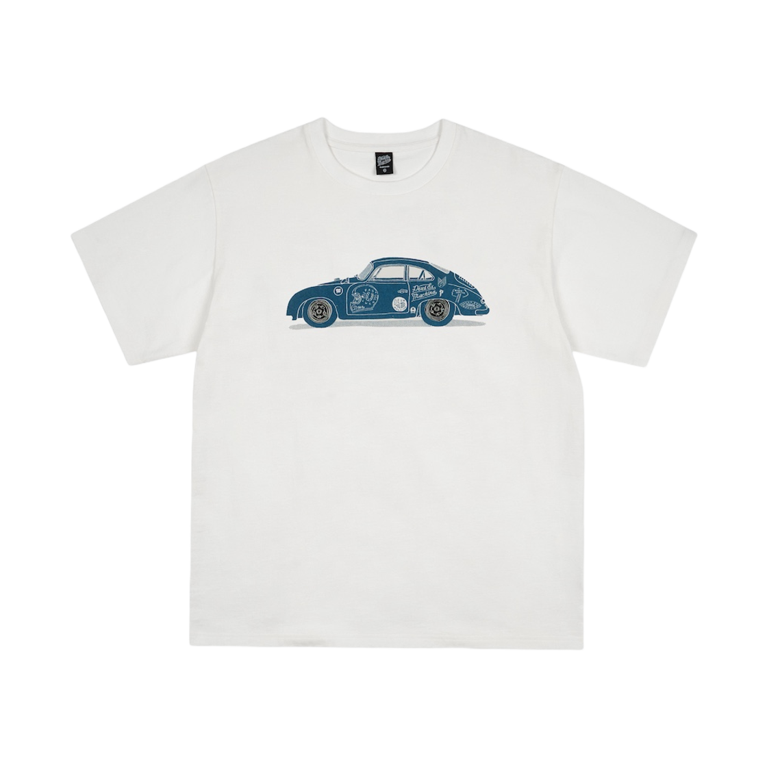 D252UTS180-010/DMP251209A-WHT Deus Ex Machina 356 Porsche T-Shirt White