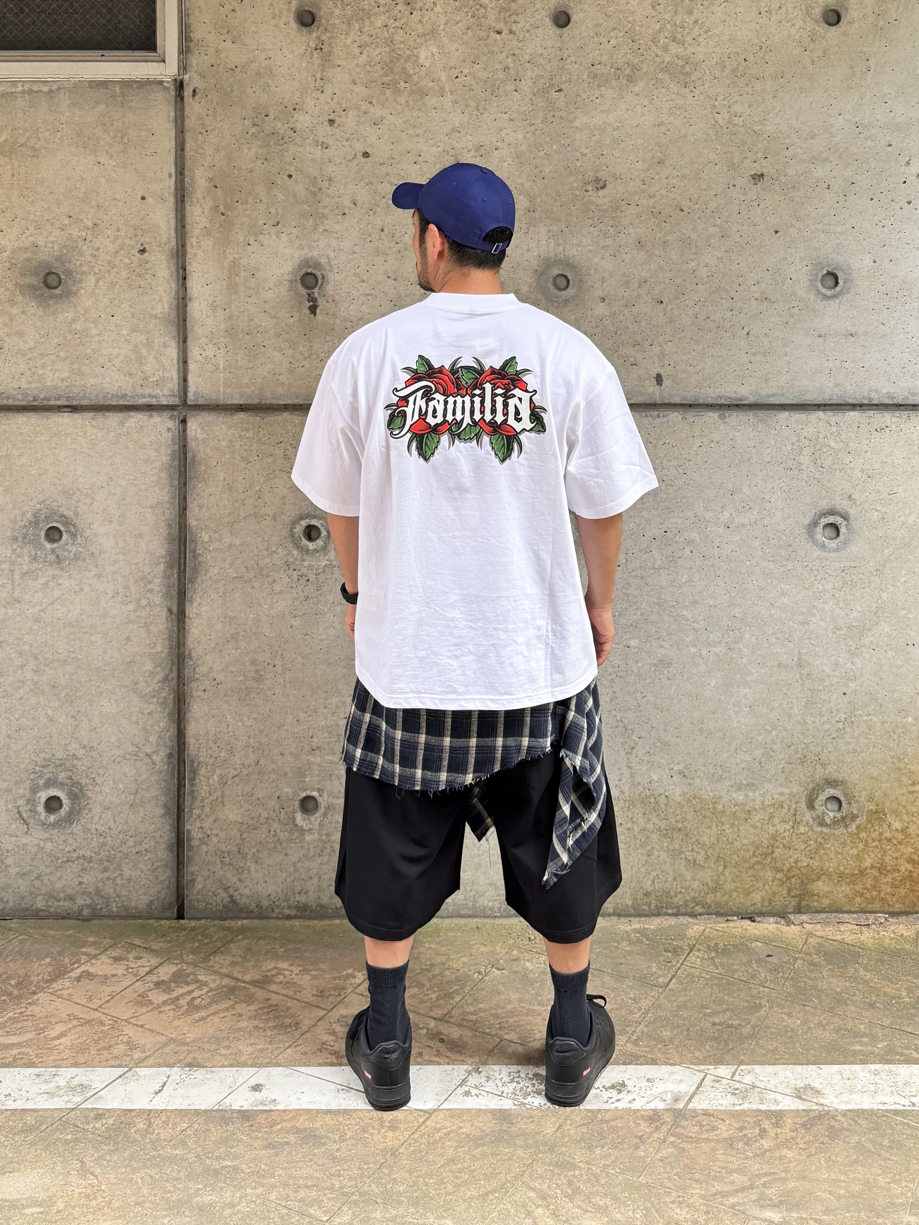 Nike x Supreme Air Force 1 Low Black 착용 스타일 - 2