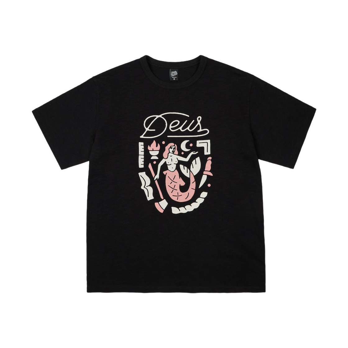 - Deus Ex Machina Mermaid  T-Shirt Black