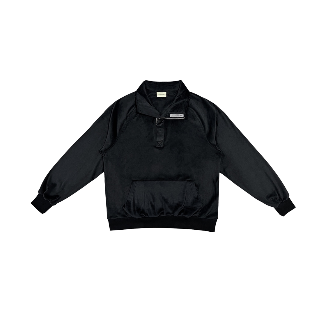 지초이 플리스 풀오버 블랙(Jichoi Fleece Pullover Black)