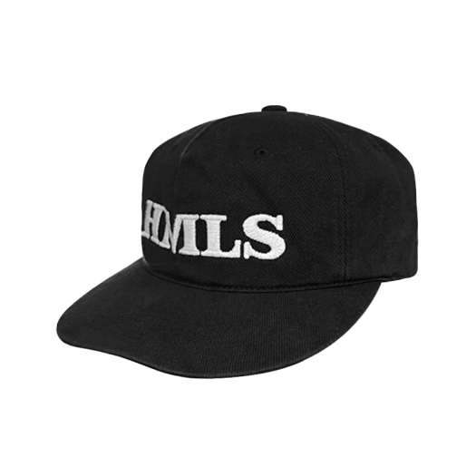 HV5H_BK Hommless HMLS Vintage 5 Panel Hat Black