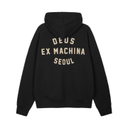 Deus Ex Machina Seoul College Address Hoodie Black