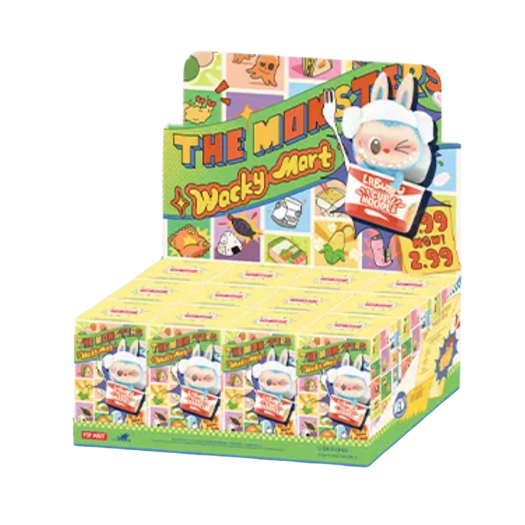 - Pop Mart Labubu The Monsters Wacky Mart Series Figures (12 Blind Boxes)