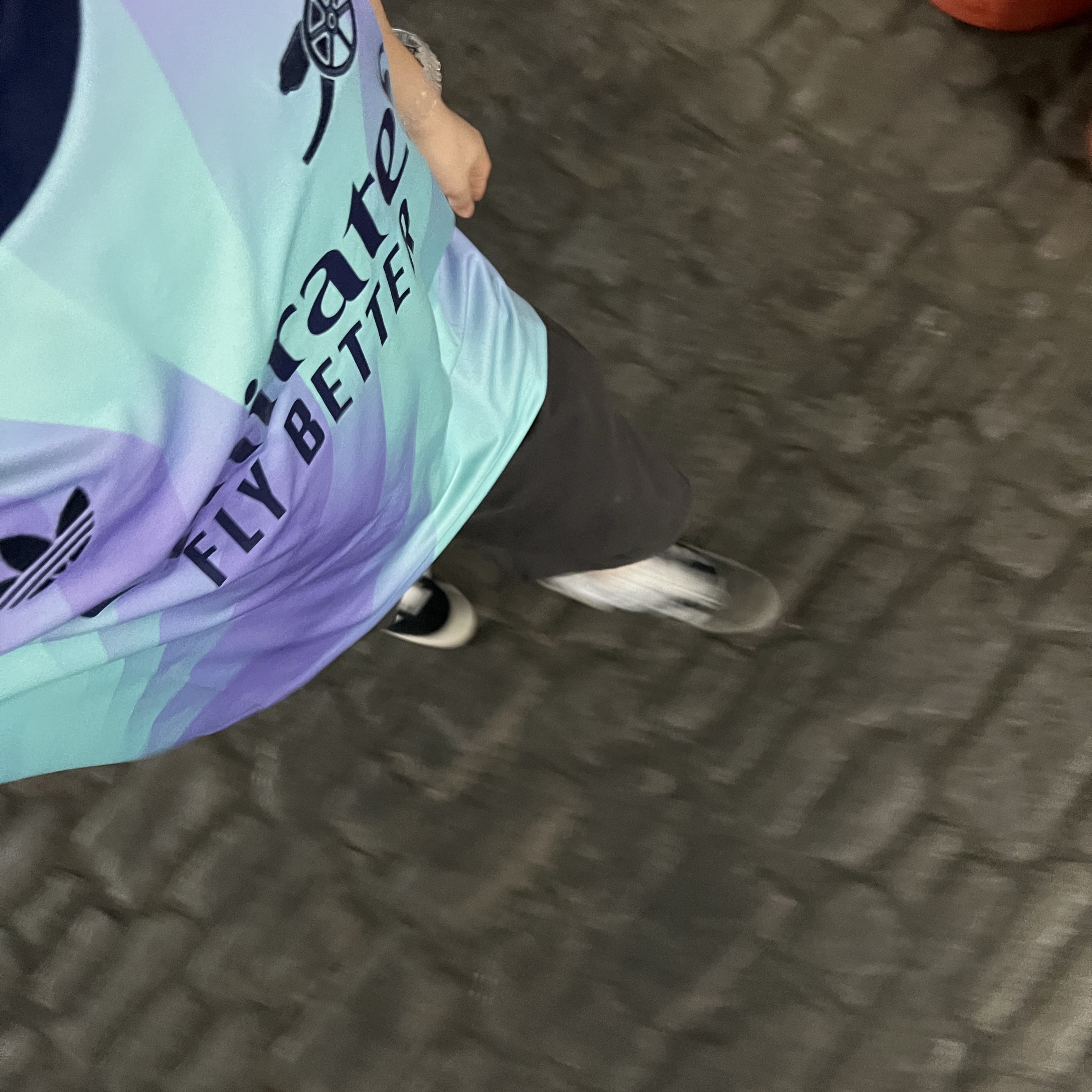 Adidas Arsenal 2024/25 3rd Jersey Clear Aqua - KR Sizing (Non Marking Ver.) 착용 스타일