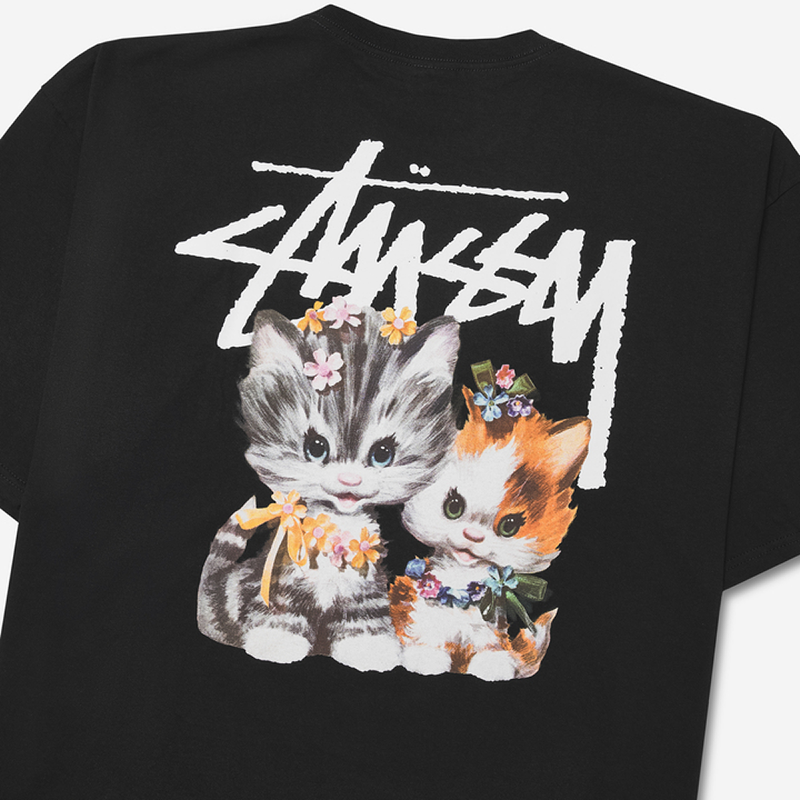 스투시 키튼 티셔츠 블랙 | Stussy | KREAM