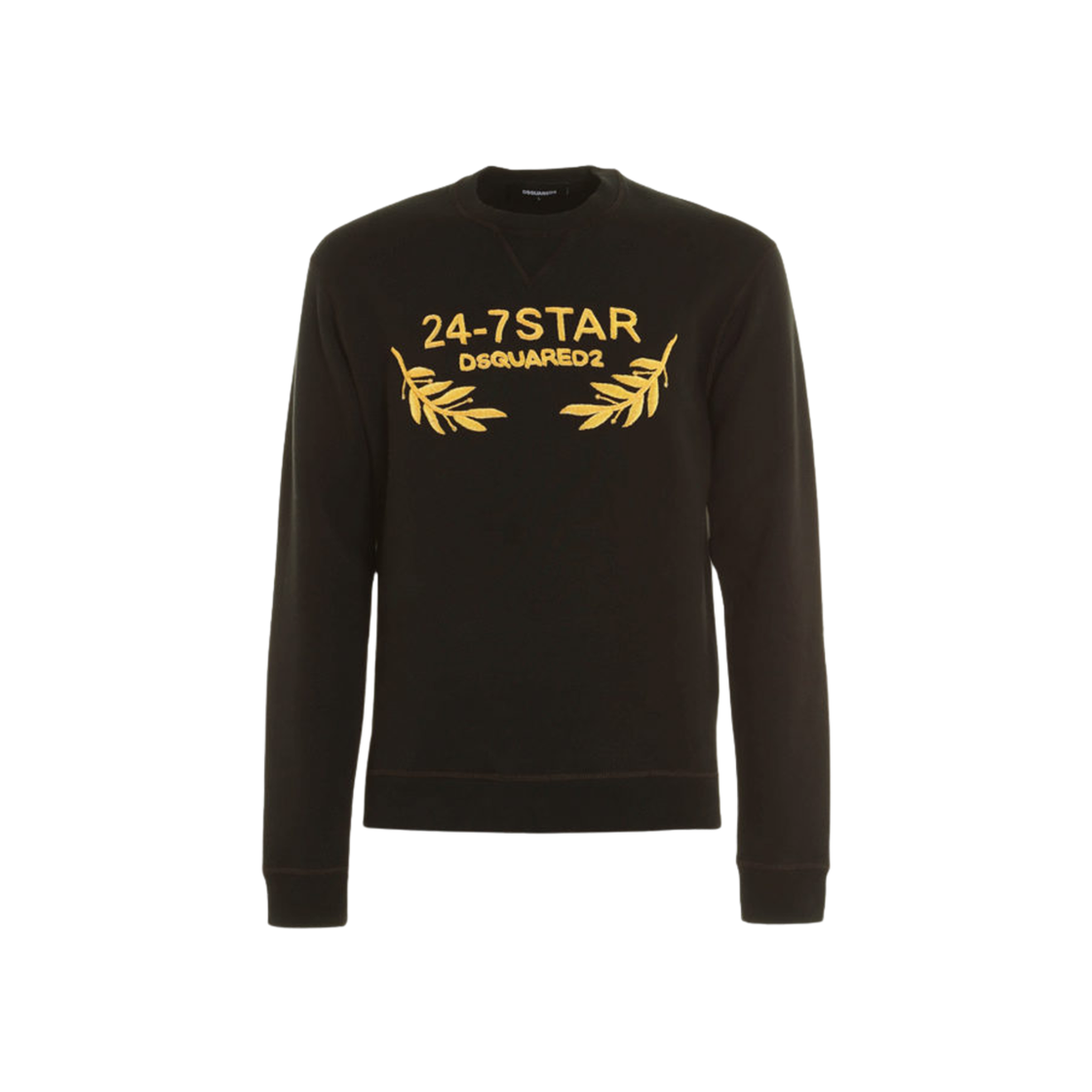 디스퀘어드2 릴리프 자수 스웨트셔츠 블랙(Dsquared2 Relief Embroidered Sweatshirt Black)