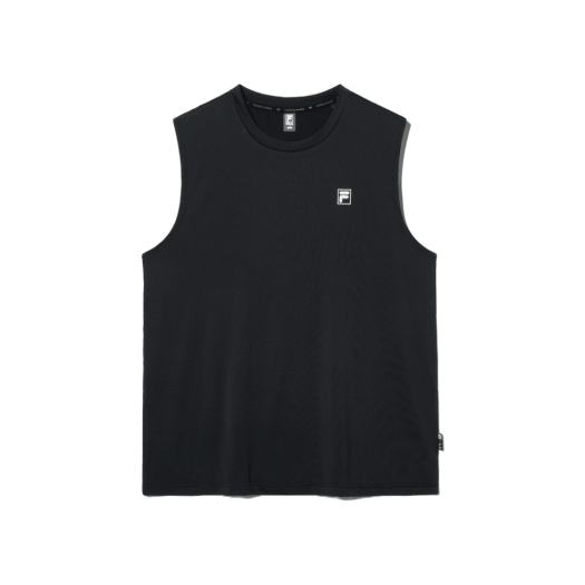 1100FS2RSH2406XBLK FILA Polyspan Summer Graphic Sleeveless T-Shirt Black