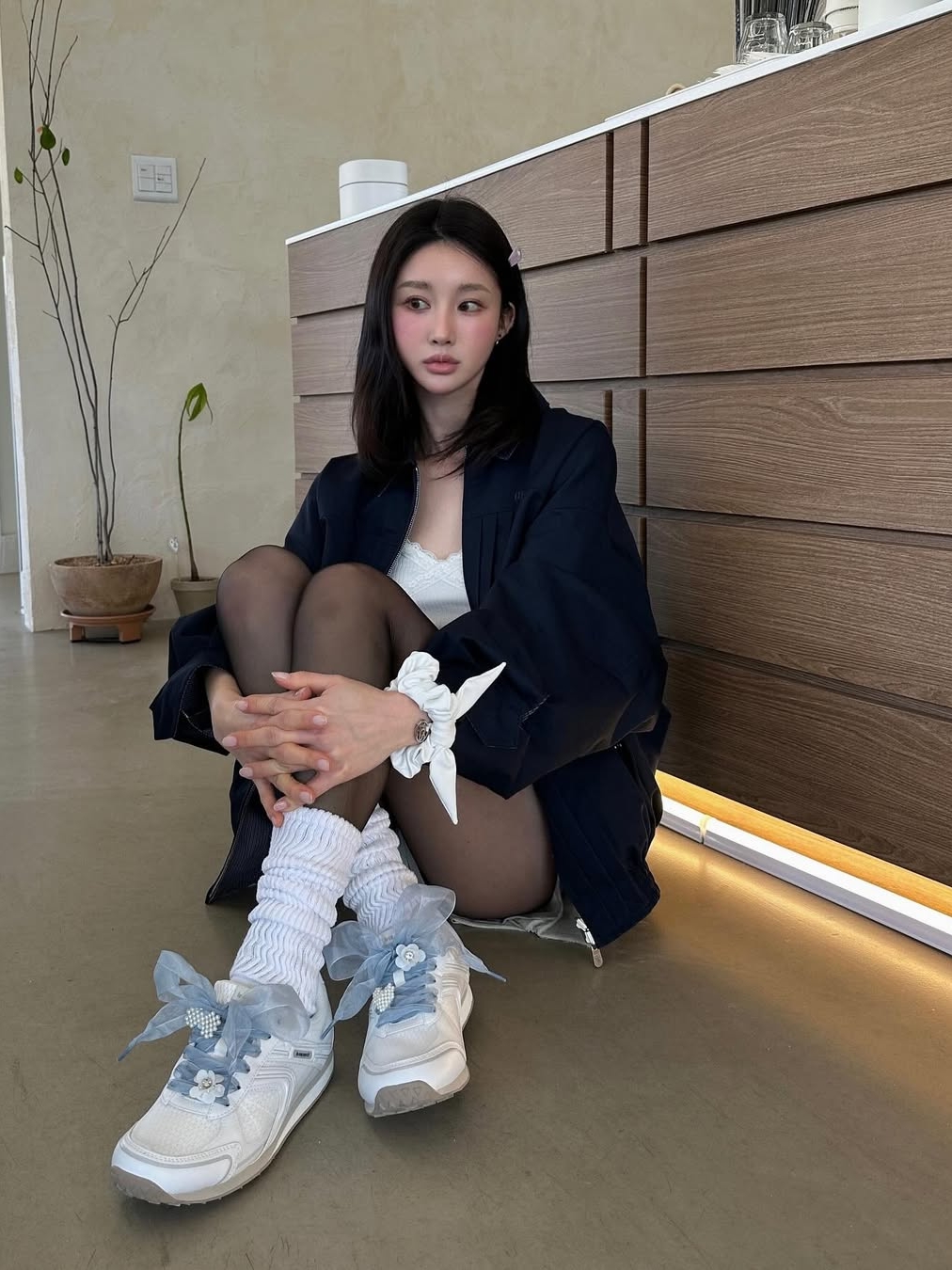 le coq sportif Venture Jogger White 착용 스타일 - 1