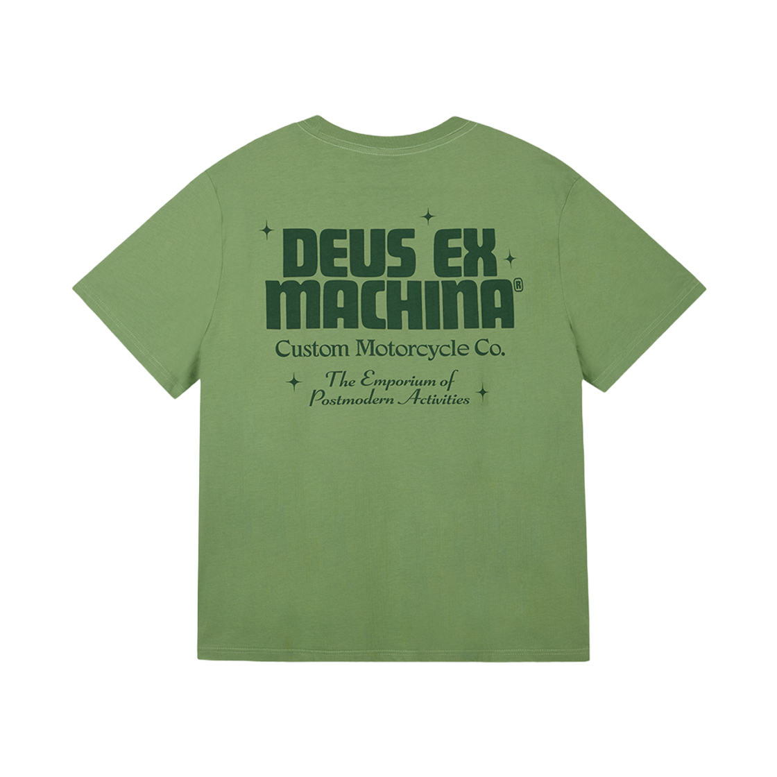 데우스 엑스 마키나 드롭 다운 티셔츠 그린(Deus Ex Machina Drop Down T-Shirt Green) - 1
