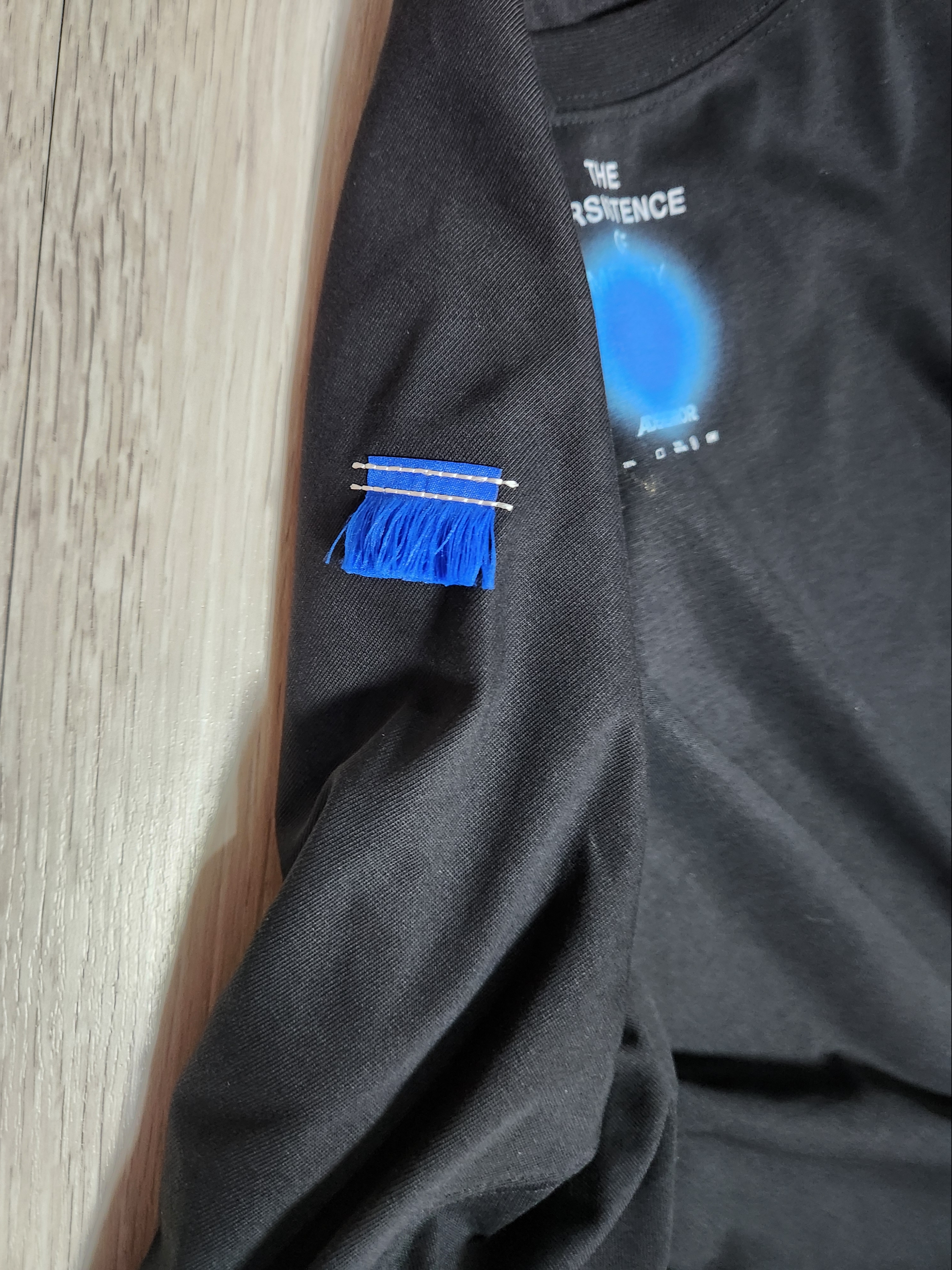 Wooyoungmi Feather Back Logo T-Shirt Black - 23SS, Wooyoungmi Wave Graphic Back Logo T-Shirt Black - 24FW 착용 스타일 - 3