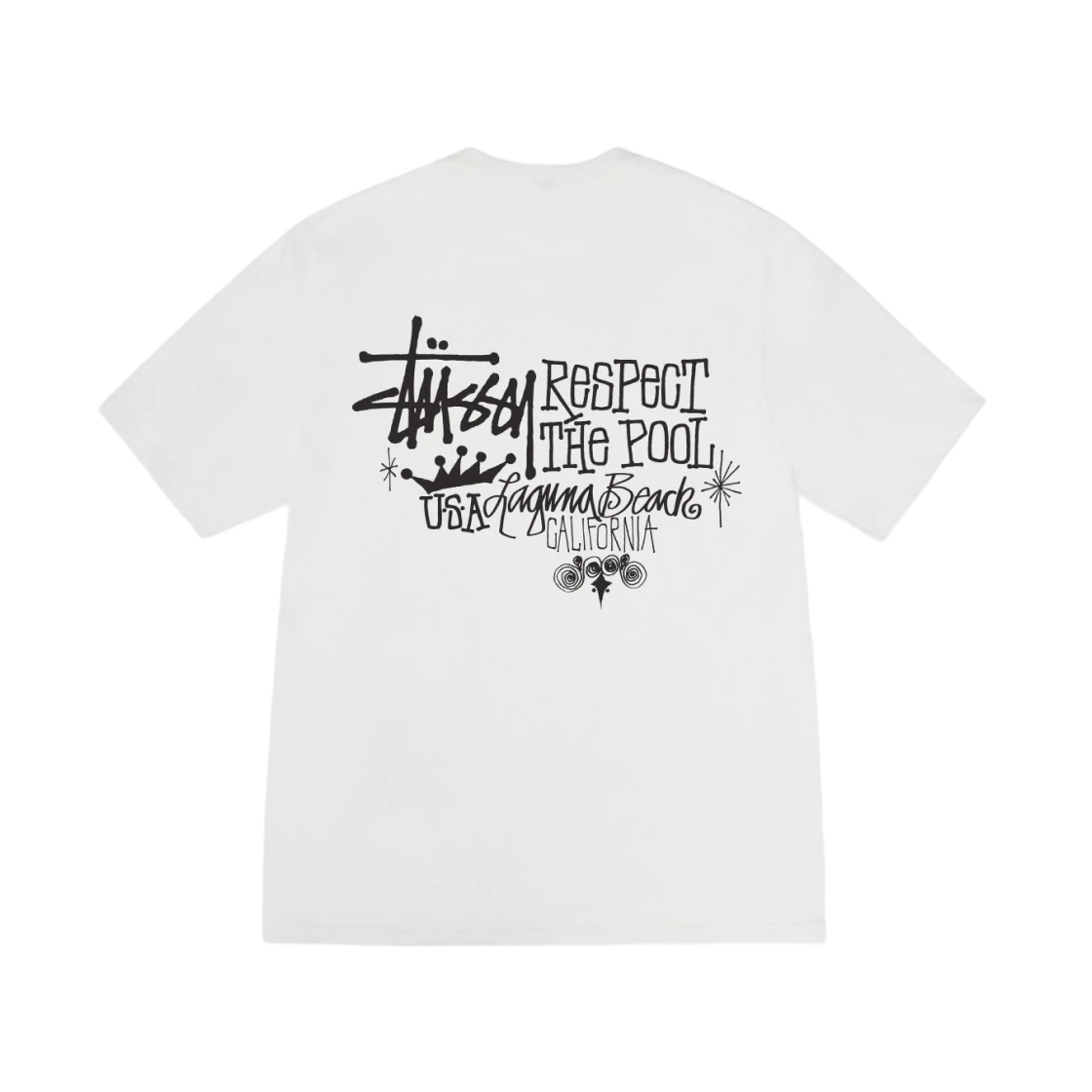 스투시 리스펙트 더 풀 티셔츠 피그먼트 다이드 내츄럴 | Stussy