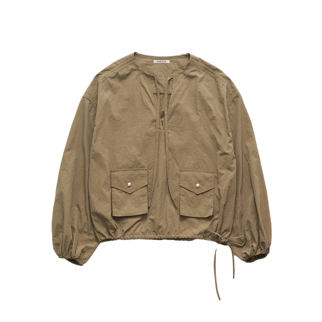파르벵 툴 스포티 블라우스 카키(FARVEN Tool Sporty Blouse Khaki)