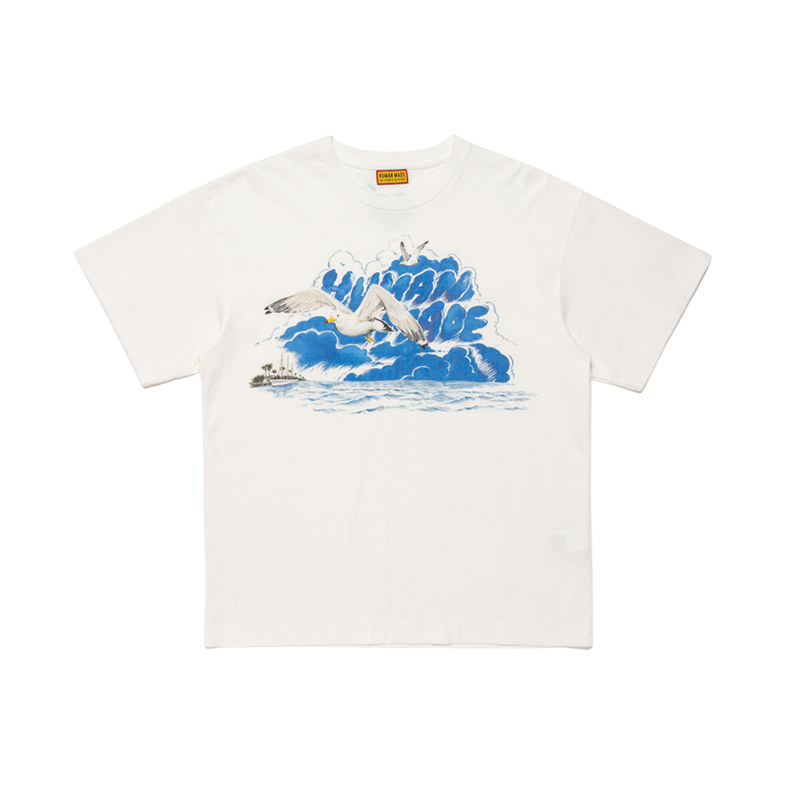 휴먼 메이드 그래픽 티셔츠 화이트