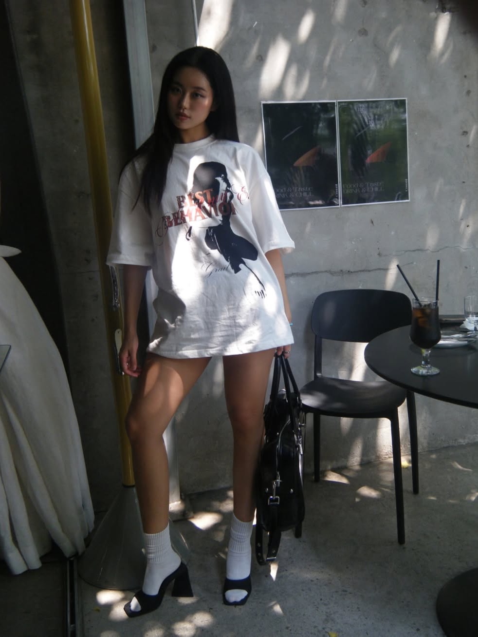 GRAILZ Behavior T-Shirts White 착용 스타일 - 2