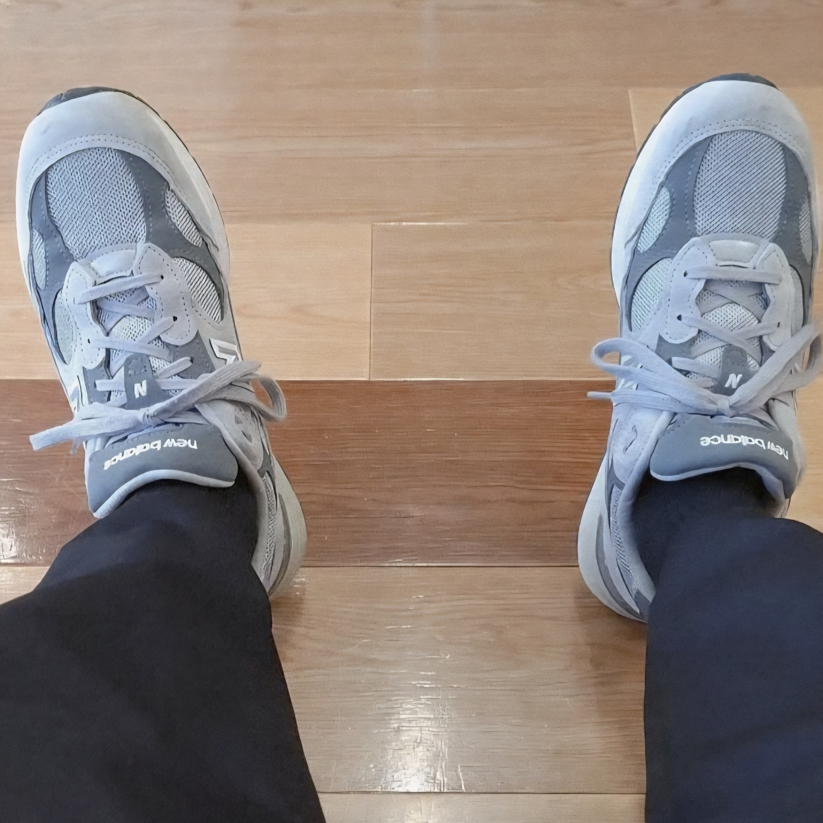 New Balance 992 Made in USA Grey - D Standard 착용 스타일